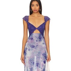 Free People Suddenly Fine Maxi Slip S